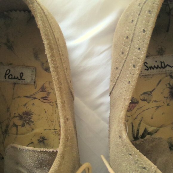 Paul Smith Beige Suede Oxford Shoes sz UK 9 / US 10.5 (EU 43)